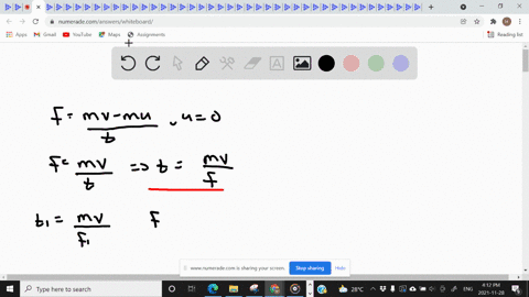 You push a object initially at rest across a frictionless...