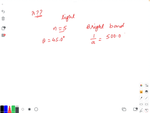 what-is-the-approximate-wavelength-of-a-light-whose-first-order-bright-band-forms-a-diffraction-angle-of-450-when-it-passes-through-a-diffraction-grating-that-has-5000-lines-per-mm-236-nm-35-85812
