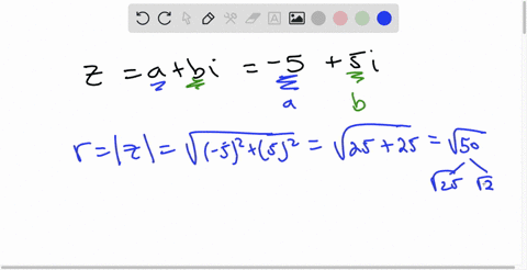 convert-the-complex-number-5-5i-into-polar-form-r-cos-i-sin-49395