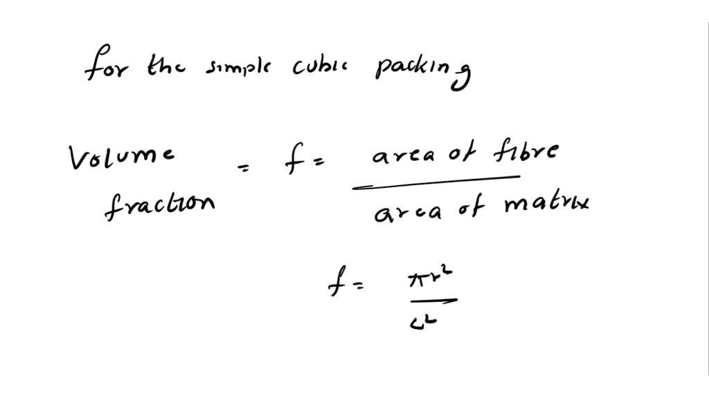 Assume that fibers in a unidirectional lamina are circularly shaped and in a square array