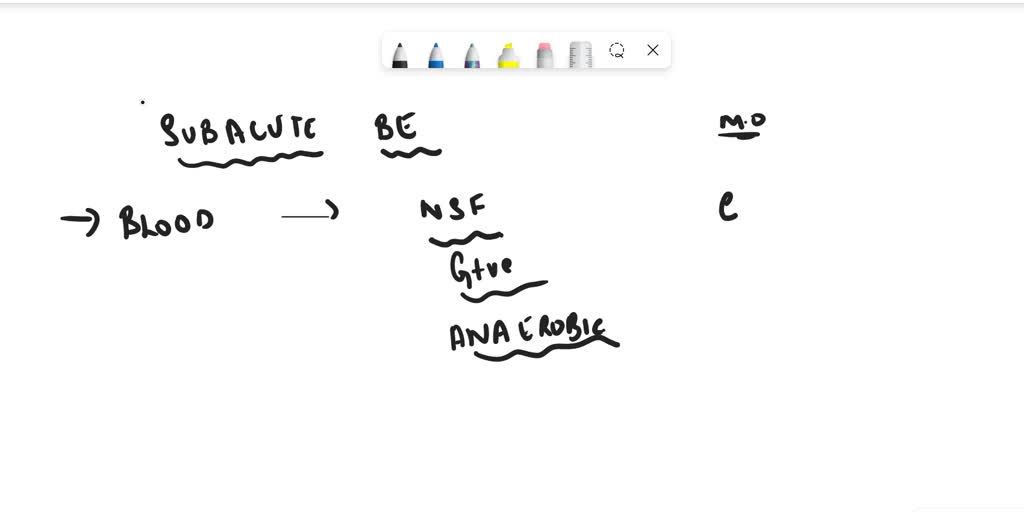 SOLVED The patient has a suspected diagnosis of subacute bacterial