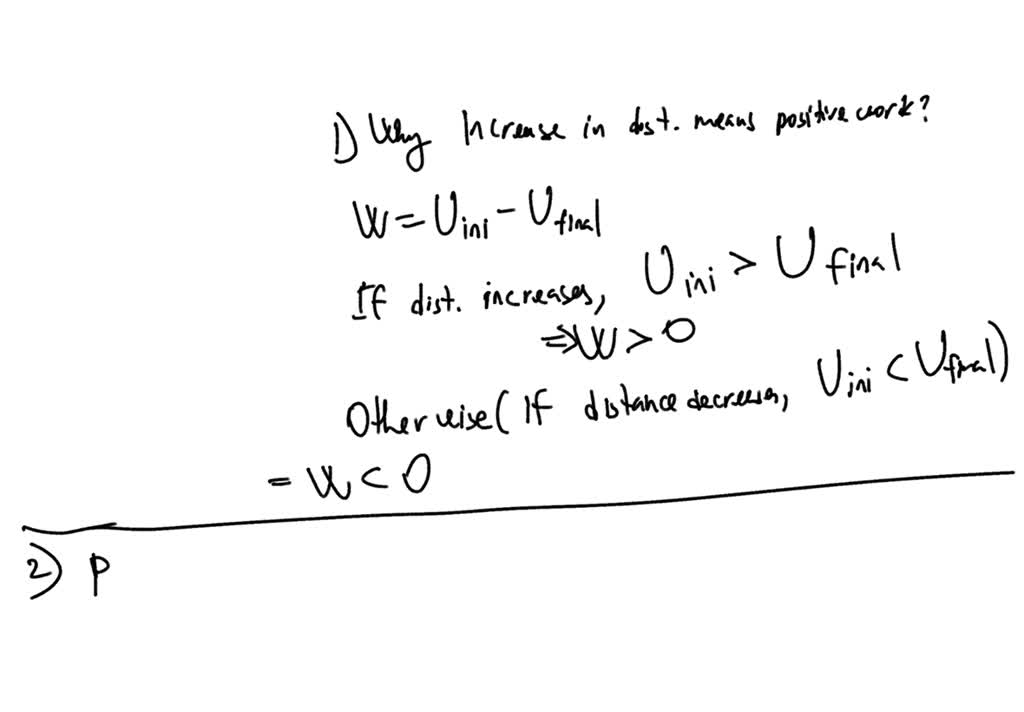 SOLVED With potential energy in mechanical physics, why does the