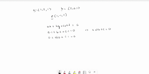 a-plane-contains-iwo-vectors_-a-121-and-b-201and-passes-through-the-point-p1-11-find-the-equation-of-the-plane_-65813