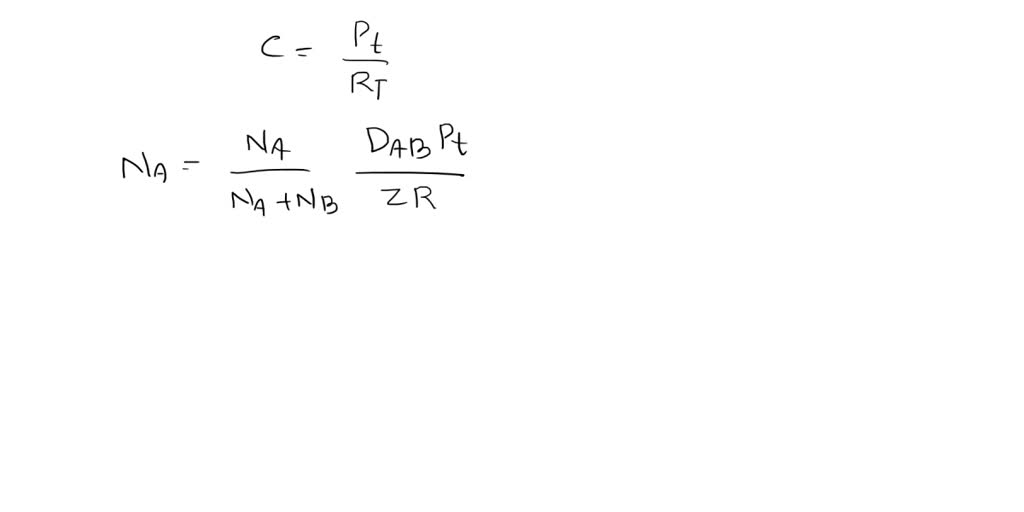 SOLVED: At 298 K and 1 atm total pressure, methane (A) is diffusing at  steady state through non-diffusing argon (B) and helium (C). At z1 = 0, the  partial pressures in atm