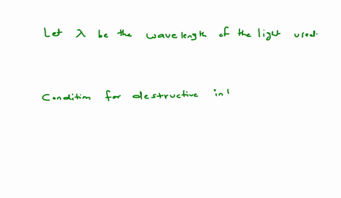 a-student-performs-youngs-double-slit-experiment-using-a-slit-separation-of-216-m-a-screen-is-placed-350-m-from-the-centre-of-the-sources-such-that-a-point-on-the-fifth-nodal-line-is-375-cm-from-the-c