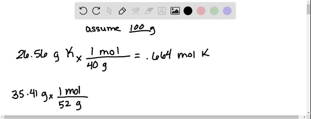 SOLVED: What is the empirical formula for a compound that is 26.56% ...