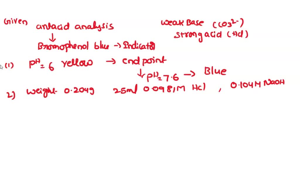SOLVED 2. Bromophenol blue is the indicator used in detecting the