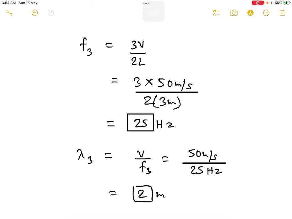 Solved Draw Three Figures To Show The Three Successive Resonant Modes