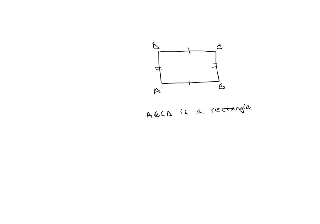 Solved 35 Abcd Is A Rectangle In Which M Is The Mid Point Of Bc Am Produced Meets Dc Produced