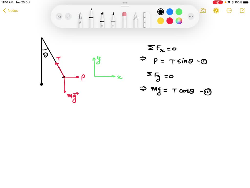 SOLVED In The Figure Below A 2 94E 4 Kg Mass Is Hanging From A Length