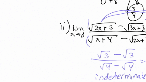 a-calculate-the-limits-of-the-following-functions-if-there-exist-i-lim-_x-rightarrow-0-fracx2-5-x62-x8-ii-lim-_x-rightarrow-0-fracsqrt2-x3-sqrt3-x3sqrtx4-sqrt2-x4-iii-lim-_x-rightarrow-infty-sqrtx2-6