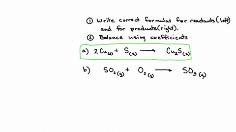 write-a-balanced-chemical-equation-for-each-chemical-reaction-a-solid-copper-reacts-with-solid-sulfu-75865