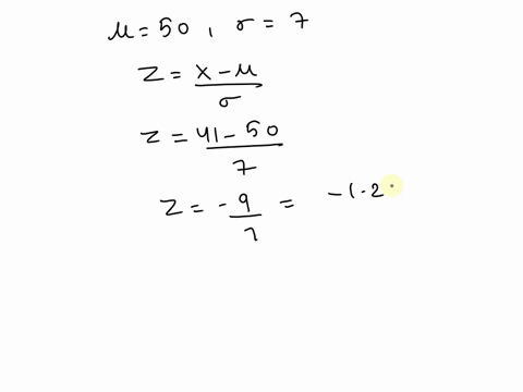 suppose-x-is-normal-randomn-valiable-wilh-mean-h-50-and-slandard-deviation-0-7-compute-the-z-value-corresponding-x-41-d-suppose-the-ared-under-the-standard-norial-curve-ihe-ieft-of-the-z-val-35907