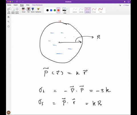 q1-a-sphere-of-radius-r-carries-a-polarization-pr-kr-01-where-k-is-a-constant-and-r-is-the-vector-from-the-centre-there-is-no-free-charge-in-the-sphere-calculate-the-bound-charges-0b-and-pb-45092