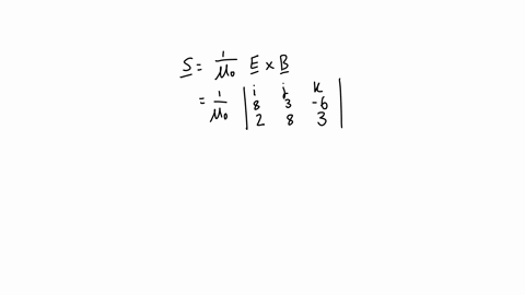in-a-region-of-free-space-the-electric-field-at-an-instant-of-time-is-e-8i-3-6k-and-the-magnetic-field-is-b-2i-8j-3-t-what-is-the-poynting-vector-for-these-fields