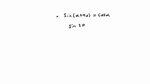 sin-90-cos