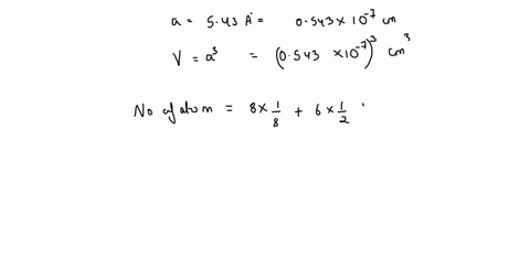 volume-density-the-lattice-constant-of-silicon-is-543-a-angstrom-a-what-is-the-volume-density-of-silicon-b-what-is-the-distance-from-the-center-of-silicon-atom-to-the-center-of-its-nearest-n-62132