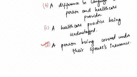 barriers-to-quality-healthcare-include-all-of-the-following-except