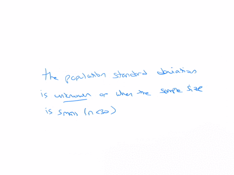under-what-circumstance-is-a-one-sample-t-test-used-instead-of-a-z-test-for-a-hypothesis-test