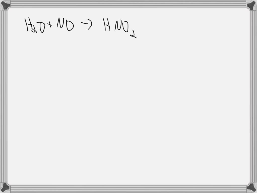 Solved Write Balanced Half Reaction For The Oxidation Of Gaseous Nitric Oxide No To Aqueous 3447