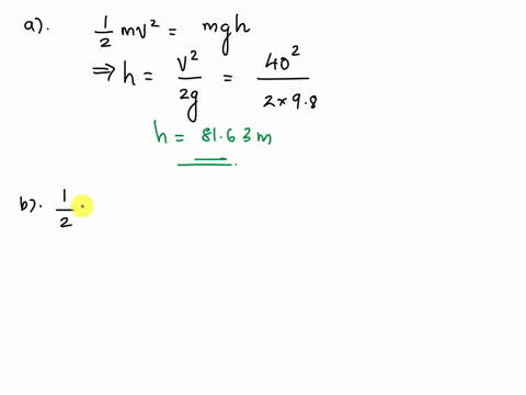 a-roller-coaster-car-enters-the-portion-of-track-shown-below-at-an-initial-speed-v0-40-ms-at-point-b-assume-no-energy-is-lost-due-to-friction-and-the-car-can-be-treated-as-a-particle-a-what-is-the-hei