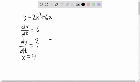 if-y-2x3-6x-and-dxdt-6-find-dydt-when-x-4-73087