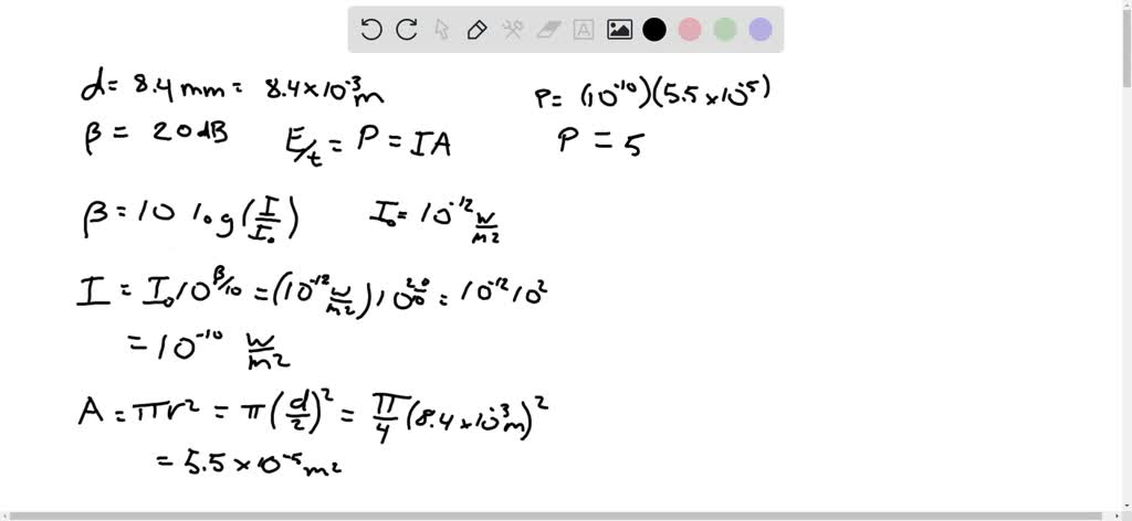 SOLVED: Energy Delivered to the Ear. Sound is detected when a sound