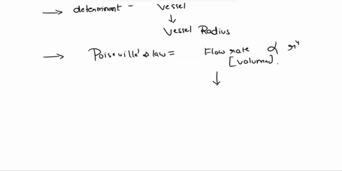 what-is-the-mo-t-important-determinant-of-the-volume-of-blood-flowing-through-a-vessel-at-a-constant-pressure-oblood-viscosity-blood-cell-count-vessellength-o-vessel-radius-45116