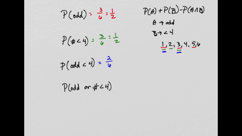 a-6-sided-die-with-faces-labeled-will-be-rolled-once_-the-possible-outcomes-are-listed-below-note-that-each-outcome-has-the-same-probability-complete-parts-a-through-c_-write-the-probabiliti-81646
