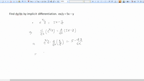 find-dydx-by-implicit-differentiation-exy-5x-y-58754