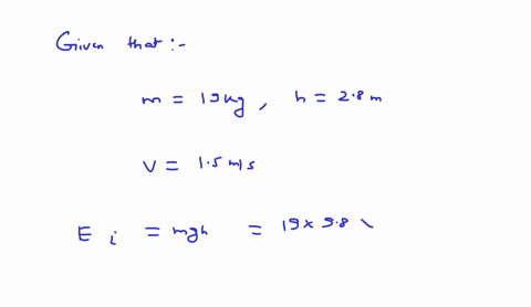 a19-kg-child-slides-down-28-m-high-playground-slide_-she-starts-from-rest-and-her-speed-at-the-bottom-is-15-ms_-part-a-what-is-the-change-in-thermal-energy-of-the-slide-and-the-seat-of-her-p-04298