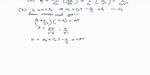 (a) Show that the internal energy departure function of a...
