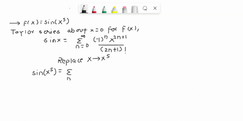 consider-the-function-fx-sin-5_-a-differentiate-the-taylor-series-about-0-for-fx-b-identify-the-function-represented-by-the-differentiated-series-give-the-interval-of-convergence-of-the-powe-70357