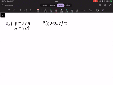 population-of-values-has-a-normal-distribution-with-p-779-and-0-449_-if-a-random-sample-of-size-21-is-selected-find-the-probability-that-a-single-randomly-selected-value-is-greater-than-887_-67088
