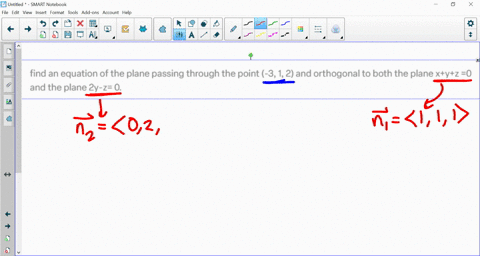 find-an-equation-of-the-plane-passing-through-the-point-3-1-2-and-orthogonal-to-both-the-plane-xyz-0-and-the-plane-2y-z-0
