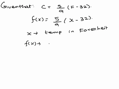 fc-5over-9-f-32-fx-5-over-9-x-32-x-is-the-temperature-in-fahrenheit-and-fx0-is-the-temperature-in-celsius-which-is-the-independent-variable-what-is-the-dependent-variable-65227