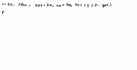 a-random-sample-of-50-employees-of-a-large-company-was-asked-the-question-do-you-participate-in-the-companys-stock-purchase-plan-the-answers-are-shown-below-yes-no-no-yes-no-no-yes-yes-no-no-39157