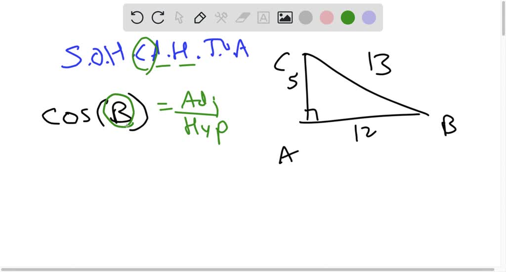 SOLVED 'In triangle abc , what is the value of cos B? Next