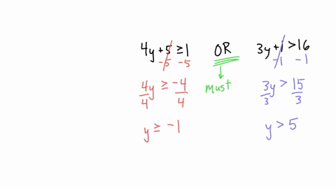solve-the-compound-inequality-4y51-or-3y116-write-answer-in-interval-notation