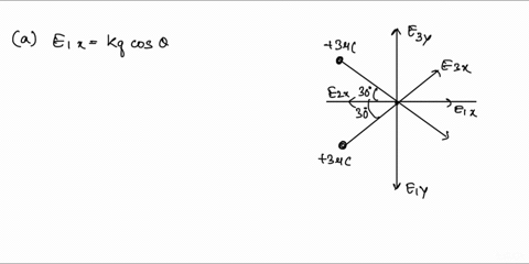 three-point-charges-are-located-on-a-circular-arc-as-shown-in-the-figure-below-let-r-424-cm-assume-that-the-x-axis-is-to-the-right-and-the-y-axis-is-up-along-the-page-three-point-charges-lie-09114