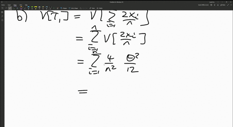 iid-suppose-that-for-some-unknown-parameter-0-0x1_xn-u00-that-isxy-xn-are-a-random-sample-from-a-continuous-uniform-distribution-on-the-interval-00-you-are-given-that-exi-0-2-and-varxi-02-12-22807