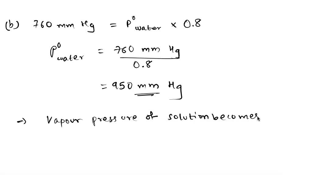 SOLVED Two moles of sucrose are dissolved in 8 moles of water. Assume