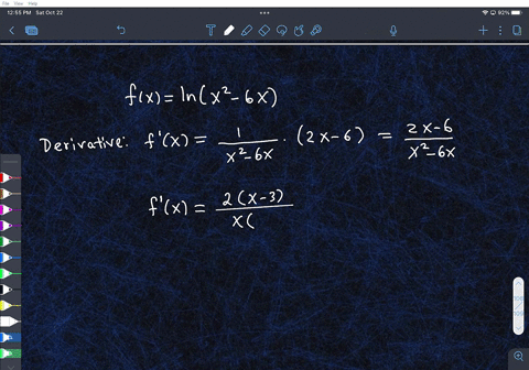 differentiate-f-and-find-the-domain-of-f-enter-the-domain-in-interval-notation-fx-inx2-6x-2x-_-3-xx-derivative-fx-domain-84052