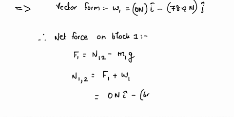 block-1-m1-8-kg-is-resting-on-top-of-block-2-m2-4-kg-on-the-floor-of-an-elevator-the-elevator-is-moving-downward-with-an-increasing-speed-and-the-magnitude-of-the-acceleration-is-8-ms2-on-a-33687