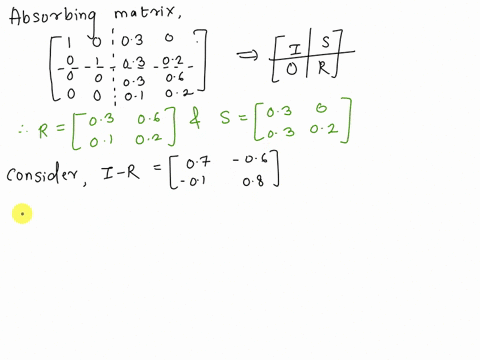 the-given-matrix-is-an-absorbing-stochastic-matrix-in-standard-form-identify-r-and-s-and-compute-the-fundamental-matrix-and-the-stable-matrix-0-03-0-03-02-03-06-01-02-6-r-type-an-integer-or-04286