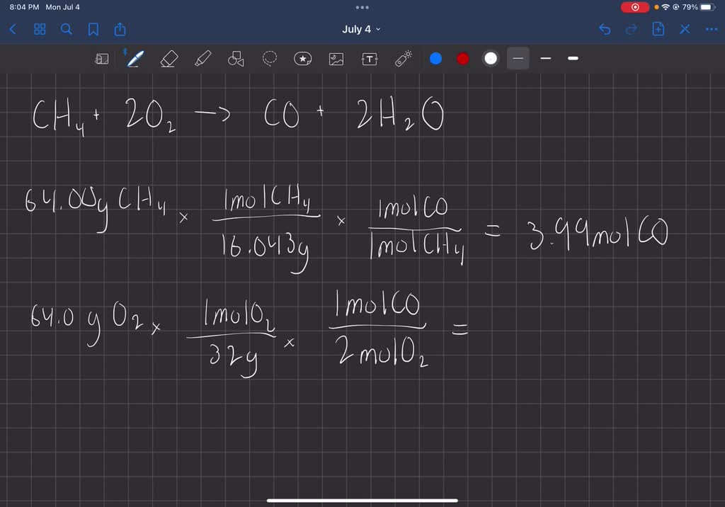 SOLVED 1 Consider the combustion of methane, CH4 CHA(g) + 202(g