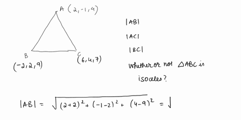 point-find-the-lengths-of-the-sides-of-the-triangle-with-the-vertices-a214-b-229-and-c647-1-abi-2-aci-3-bci-4-is-aabc-an-isosceles-triangle-98117