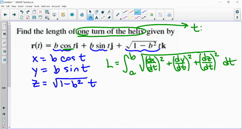 find-the-length-of-one-turn-of-the-helix-given-by-rt-b-cos-ti-b-sin-tj-v-btk-one-turn-of-a-helix-64202