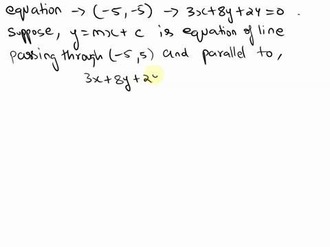 find-an-equation-of-the-line-that-passes-through-5-5-and-that-is-parallel-to-3x-8y-24-0-give-the-answer-in-slope-intercept-form_-47778