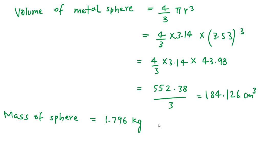 SOLVED A cylindrical metal hydride container measures 9 cm in diameter